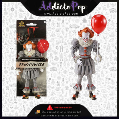 Figurine Bendyfigs Ça Pennywise 19 cm 🕓[ETA:01/2026]