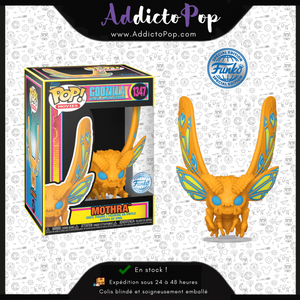 Funko Pop! Godzilla: King of the Monsters [1347] - Mothra (Black Light) (Special Edition) 