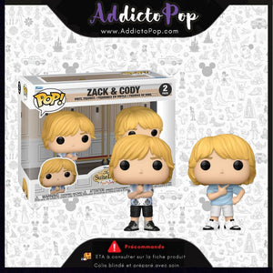 Funko Pop! Disney La Vie de Palace de Zack & Cody [2-Pack] - Zack & Cody 🕓[ETA:09/2025]