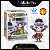 Funko Pop! One Piece [1129] - Samurai Brook (Metallic) (Chase) (Funko Shop Exclusive)