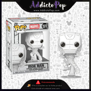 Funko Pop! MARVEL Sketched [1572] - Iron Man 🕓[ETA:02/2026]