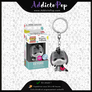 Funko Pop! Keychain Winnie The Pooh - Eeyore (Flocked) (Special Edition)