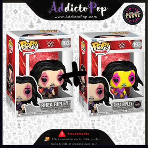 Funko Pop! WWE [193] - Rhea Ripley WrestleMania XL (Commune + Black Light Chase) 🕓[ETA:03/2026]