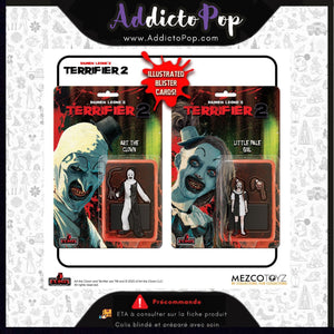 [Terrifier 2] Assortiment figurines 5 Points 10 cm Art The Clown & Little Pale Girl 🕓[ETA:09/2026]
