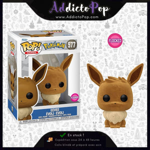 Funko Pop! Pokémon [577] - Evoli (Eevee) (Flocked) (Special Edition)