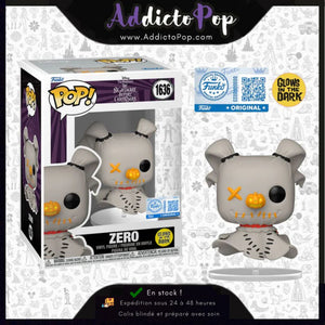 Funko Pop!  L´étrange Noël de Mr. Jack [1636] - Zero (GITD) (Patchwork)
