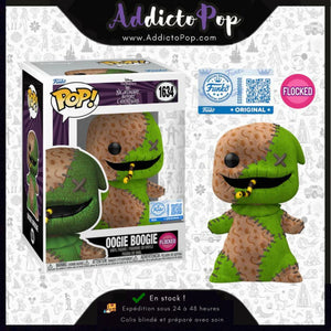 Funko Pop!  L´étrange Noël de Mr. Jack [1634] - Oogie Boogie (Flocked) (Patchwork)
