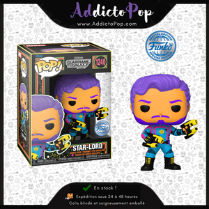 Funko Pop! Marvel Guardians of the Galaxy Vol.3 [1240] - Star-Lord (Black Light) (Special Edition)