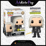 Funko Pop! The Witcher (Netflix) [1322] - Geralt (Sword) (GITD) (Amazon Exclusive)