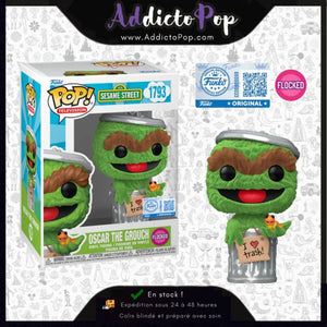 Funko Pop! Sesame Street [1793] - Oscar The Grouch (Flocked) (Special Edition)