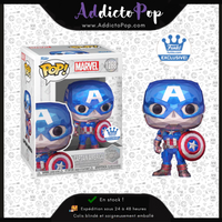 Funko Pop! Disney 100 Marvel [1268] - Captain America (Facet) (Funko Shop Exclusive)