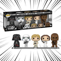 [Boîte endommagée] Funko Pop! Star Wars [5-Pack] - Darth Vader, Stormtrooper, Luke Skywalker, Princess Leia & Chewbacca (2022 Galactic Convention Exclusive)