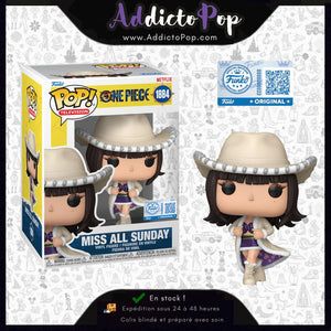 Funko Pop! Netflix One Piece (Live Action) [1884] - Miss All Sunday (Funko Shop Exclusive) 🕓[ETA:05/2026]