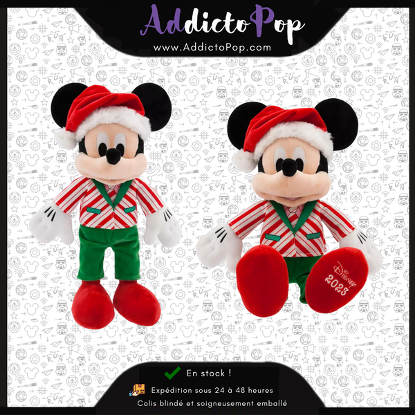 Peluche de Noël Mickey 2023 (Disneyland Paris Exclusive)