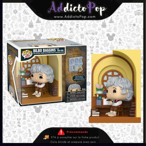 Funko Pop! Nooks Le Seigneur des Anneaux (Lord Of The Rings)  - Bilbo Baggins in Bag-End 🕓[ETA:06/2026]