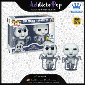 Funko Pop! Disney The Muppet Christmas Carol [2-Pack] - The Marley Brothers (GITD) (Funko Shop Exclusive/Limited 8.000 Pcs)