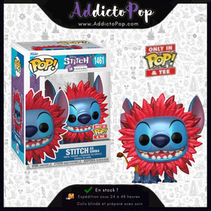 Funko Pop! Disney Lilo & Stitch / Stitch in Costume [1461] - Stitch as Simba (Metallic) (Only In Pop&Tee Exclusive)