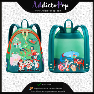 Loungefly Sac à dos Mickey et ses Amis à Noël (Disney Exclusive)