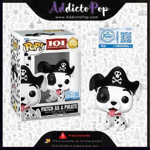 Funko Pop! Disney 101 Dalmatiens [1745] - Patch as Pirate (Special Edition) 🕓[ETA:04/2026]