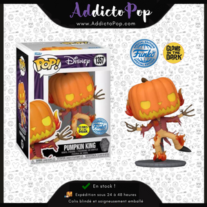 Funko Pop! L´étrange Noël de Mr. Jack 30th [1357] - Pumpkin King (GITD) (Special Edition)