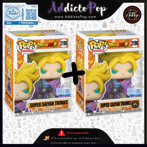 Funko Pop! Dragon Ball Super [2198] - Super Saiyan Trunks (Commune + GITD Chase) (Special Edition) 🕓[ETA:04/2026]