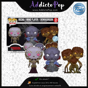 Funko Pop! Dungeons & Dragons [3-Pack] - Vecna, Mind Flayer, Demogorgon  (Special Edition)