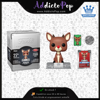 Funko Pop! Coffret Rudolph The Red-Nosed Reindeer [03C] - Rudolph Funko 25th Anniversary (Funko Shop Exclusive,25.000 Limited Edition)
