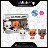 Funko Pop! Disney 100th [3-Pack] - Marie, Toulouse & Berlioz (Flocked) (Special Edition)