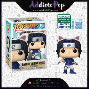 Funko Pop! Naruto Shippuden [1940] - Sasuke Uchiha (Sasuke's Paw Encyclopedia) (2025 Wondrous Convention Exclusive)