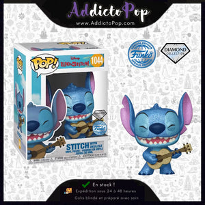 Funko Pop! Disney Lilo & Stitch [1044] - Stitch with Ukulele (Diamond) (Special Edition)