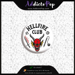 Button Badge Stranger Things - Hellfire Club 25mm