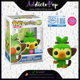 Funko Pop! Pokémon [957] - Grookey (Flocked) (Special Edition)