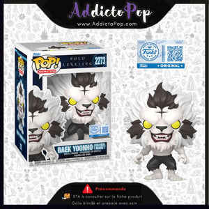 Funko Pop! Solo Leveling [2273] - Baek Yoonho (Silver Mane) (Special Edition) 🕓[ETA:03/2026]