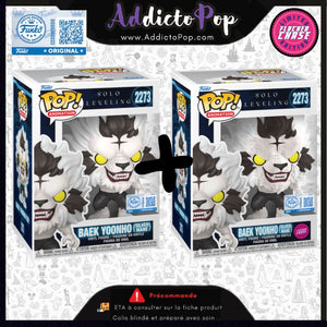 Funko Pop! Solo Leveling [2273] - Baek Yoonho (Silver Mane) (Commune + Flocked Chase) (Special Edition) 🕓[ETA:03/2026]