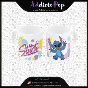 325ml Ceramic Mug Stitch Hawaiian Flower 