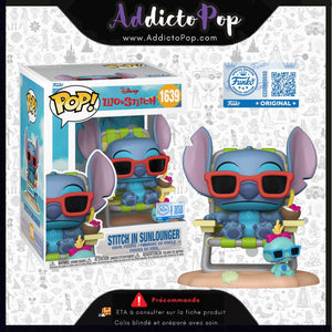 Funko Pop! Lilo & Stitch [1639] - Stitch in Sunlounger (Special Edition) 🕓[ETA:12/2025]