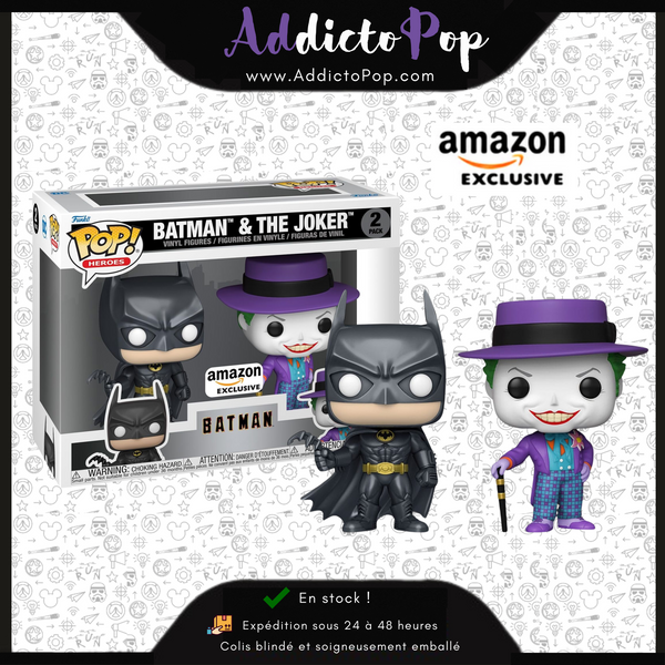 Funko Pop! Batman (1989) [2-Pack] - Batman & The Joker (MT) (Amazon Exclusive)