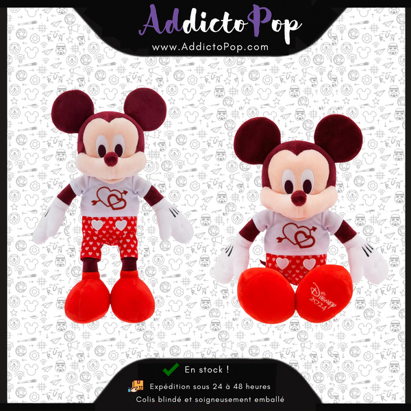 Peluche Mickey Mouse Saint Valentin 2024 (Disney Exclusive)