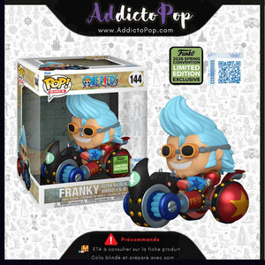 Funko Pop! One Piece [144] - Franky with Black Rhino Fr-U (2026 Wondrous Convention Exclusive) 🕓[ETA:03/2026]