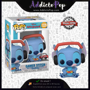 Funko Pop! Disney Lilo & Stitch [1229] - Gamer Stitch (Special Edition)