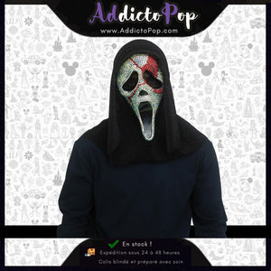 Ghost Face® Bloody Bling Mask – Masque Effet Sanglant & Bling Scream (Halloween) - Officiel Fun World®