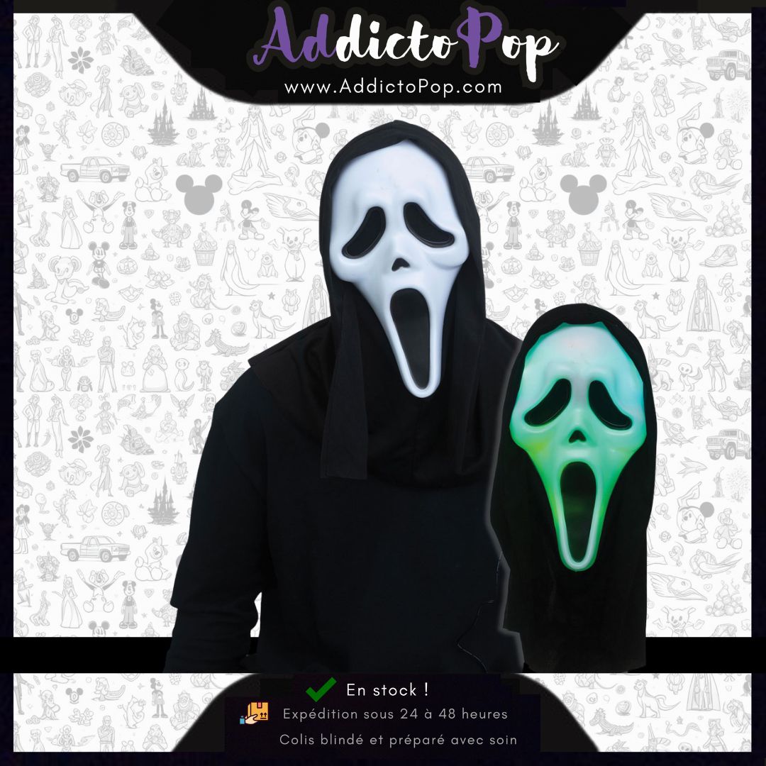 Ghost Face® Colour Change Mask – Masque à Changement de Couleur Scream