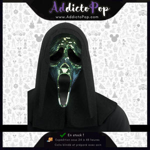 Ghost Face® Oil Slick Disco Mask – Masque Effet Disco Irisé Scream (Halloween) - Officiel Fun World®