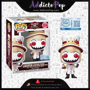 Funko Pop! Hazbin Hotel [2244] - Lucifer & The Magic-Tastical Backflipping Rubber Duck (Special Edition) 🕓[ETA:04/2026]