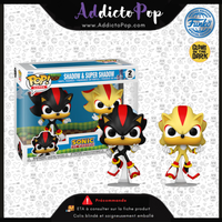 Funko Pop! Sonic The Hedgehog [2-Pack] - Shadow & Super Shadow (GITD) (Special Edition)