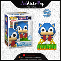 Funko Pop! Sonic The Hedgehog [918] - Ring Scatter Sonic (Special Edition