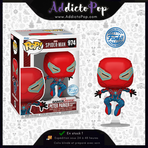 Funko Pop! Spider-Man : GameVerse [974] - Peter Parker (Velocity Suit) (Special Edition)