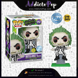 Funko Pop! Beetlejuice [1757] - Beetlejuice On Tombstone (GITD) (Special Edition)