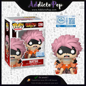 Funko Pop! Fairy Tail (100 Years Quest) [2290] - Natsu (Fired-Up) (Funko Shop Exclusive)