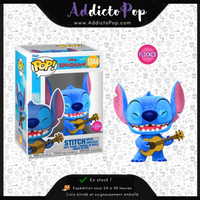 Funko Pop! Disney Lilo & Stitch [1044] - Stitch with Ukulele (Flocked) (Limited)